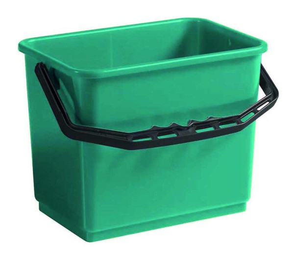 Seau Polyethylene Vert Capacite 6 L Matériel de nettoyage manuel