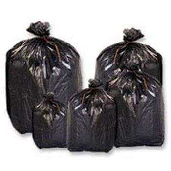 Sacs à déchets ultra résistant pour entrepreneur Maximum 3 mil plastique  noir 159 L 33 po x 48 po 32/boîte 33483