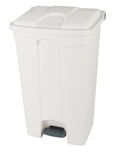 Container 90L blanc couvercle blanc HACCP Equipements