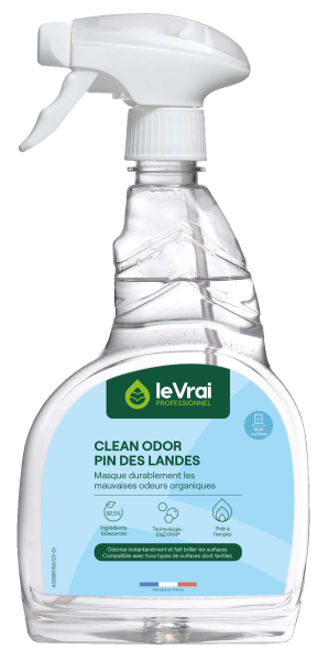 Le vrai professionnel clean odor pin des landes élimine les mauvaises odeurs - Spray 750ml DESODORISANT